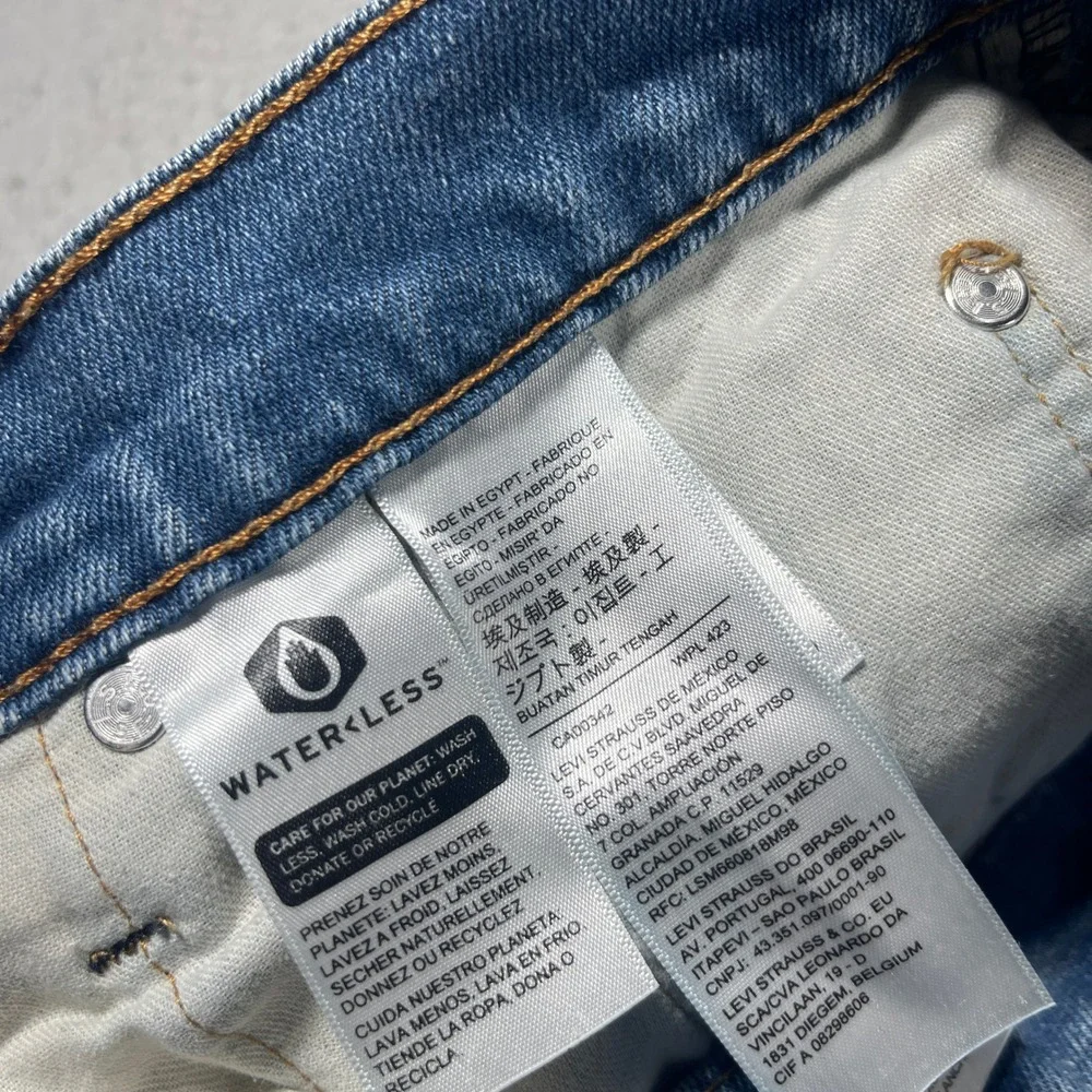 Levi's 514 Straight Fit‎ Jeans Mens 33x30 Medium Wash Denim Classic Western
